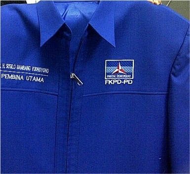 jasa bordir seragam partai
